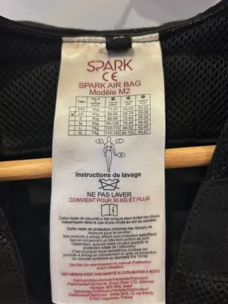 AIRBAG SPARK M2 Taille XS