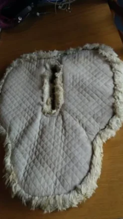 Amortisseur de dos avec trou, taille cheval