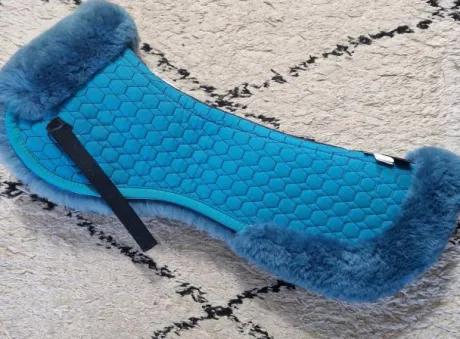 Amortisseur de selle Bleu pétrole - Mattes