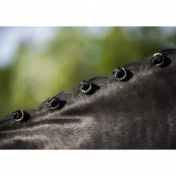 Anneau à natter Strass - Equithème