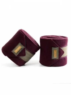 Bandes de polo Equestrian Stockholm - CRYSTAL MERLOT GOLD