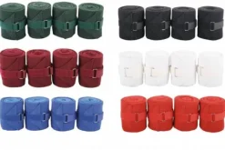 Bandes de travail et polaire lot de 4 bleu royal - Harrys Horse