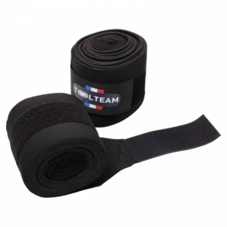 Bandes néoprènes noires avec doublure polaire - Tolteam