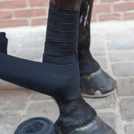 Bandes néoprènes noires avec doublure polaire - Tolteam