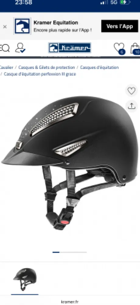 Bombe équitation UVEX