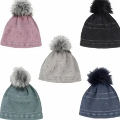 Bonnet à pompom brillant - Pikeur