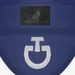 Bonnet anti mouches en tissu bleu - Cavalleria toscana - jersey léger