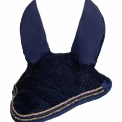 Bonnet anti mouches rosegold glamour - HKM - Détails cristaux