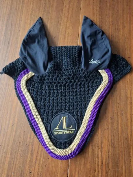 Bonnet anti-mouche cheval Alexandra Ledermann