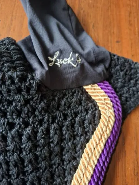 Bonnet anti-mouche cheval Alexandra Ledermann