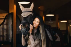 Bonnet anti-mouches Equestrian Stockholm - CHAMPAGNE