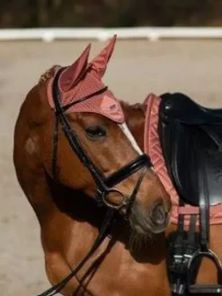 Bonnet anti-mouches Modern Coral - Equestrian Stockholm