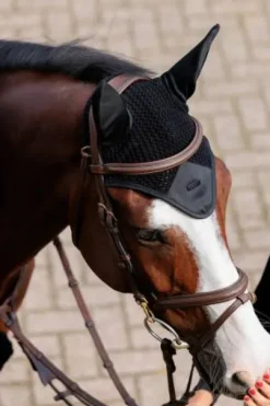 Bonnet anti-mouches Sportive Black - Equestrian Stockholm