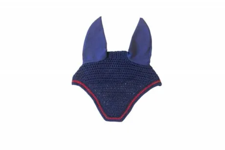 Bonnet crochet carré - HFI - oreilles élastiques