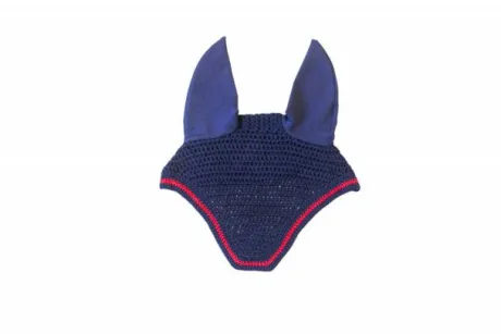 Bonnet crochet carré - HFI - oreilles élastiques