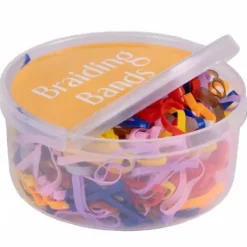 Boîte d'élastiques plats 450 pièces - QHP