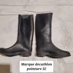 Bottes caoutchouc marque décathlon pointure 32