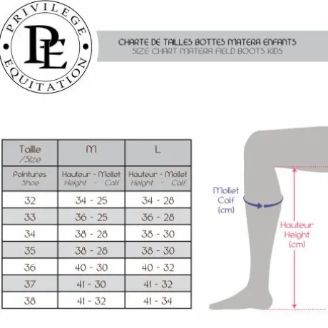 Bottes enfant Matera - Privilège Equitation