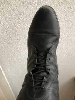 bottes noire cuir véritable italien pointure 40