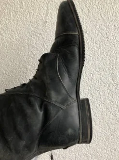 bottes noire cuir véritable italien pointure 40