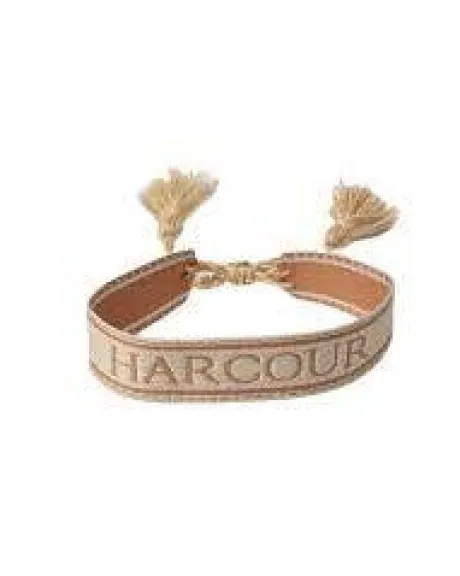 Bracelet réglable baya - Harcour - motif tissé souple