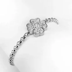 Bracelet trèfle à quatre feuilles - Ponytail & Co