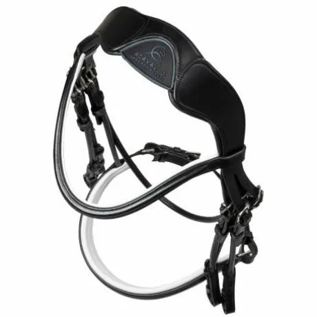 Bride ACAVALLO dressage cuir rond Giocanda