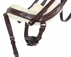 Bridon cuir et mouton ontario QHP