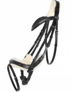 Bridon cuir et mouton ontario QHP