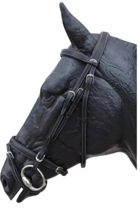 Bridon en cuir Italien modèle Bari JMRPRO