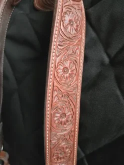 Bridon et collier de chasse western