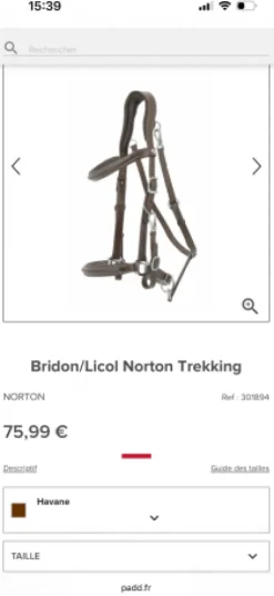 Bridon/Licol Norton Trekking