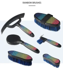 Brosse pour la tête à strass RAINBOW - HORKA