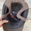 casque équitation marron
