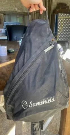 Casque Samshield et sac de voyage