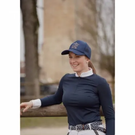 Casquette style trucker bicolore - JU & PA - Broderie glitter