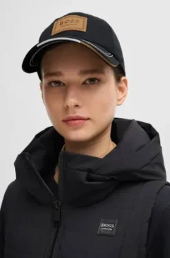 Casquette vintage patch cuir - Boss equestrian