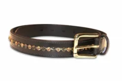 Ceinture cuir pierres Swarovski HFI