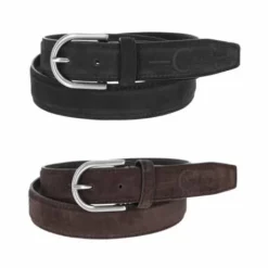 Ceinture en cuir vériatble avec aspect velours - Covalliero