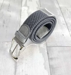 Ceinture Grand Prix Anthracite/Gris clair - Melca Paris
