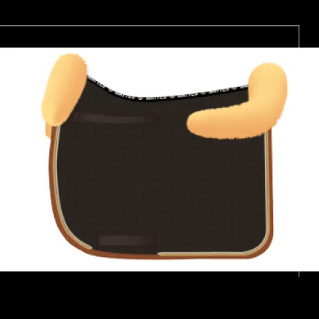 Chabraque dressage avec rebords personnalisable - Mattes
