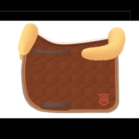 Chabraque dressage avec rebords personnalisable - Mattes