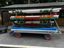 CHARIOT A BARRES - PLATEAU ALU