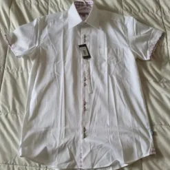 Chemise blanche concours manche courte taille M marque