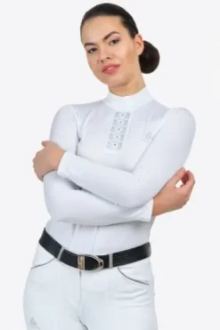 Chemise de concours SILVER POP - Cavalliera - Manches longues