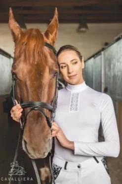 Chemise de concours SILVER POP - Cavalliera - Technique respirante