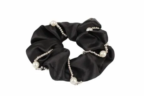 Chouchou en satin avec perles - HORKA