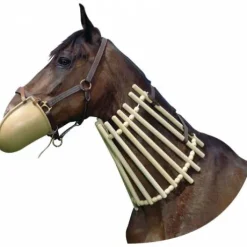 Collier de bois pour chevaux en soin