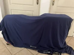 Couverture Bucas power cooler 155 cm bleu