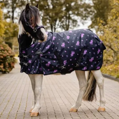 Couverture imperméable Lize 100g - QHP - Noir violet